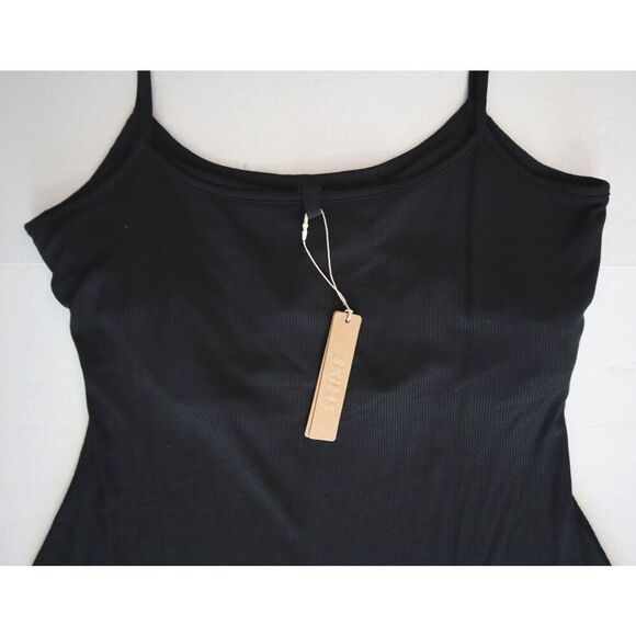 SKIMS OS-MDT-2695 Women's Sz XL Onyx Black Soft Lounge One-Piece Bodysuit - Picture 5 of 10